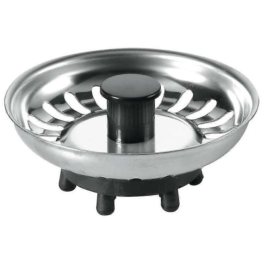 BSKTOP Kitchen Sink Basket Strainer Plug with Rubber Seal Stainless Steel