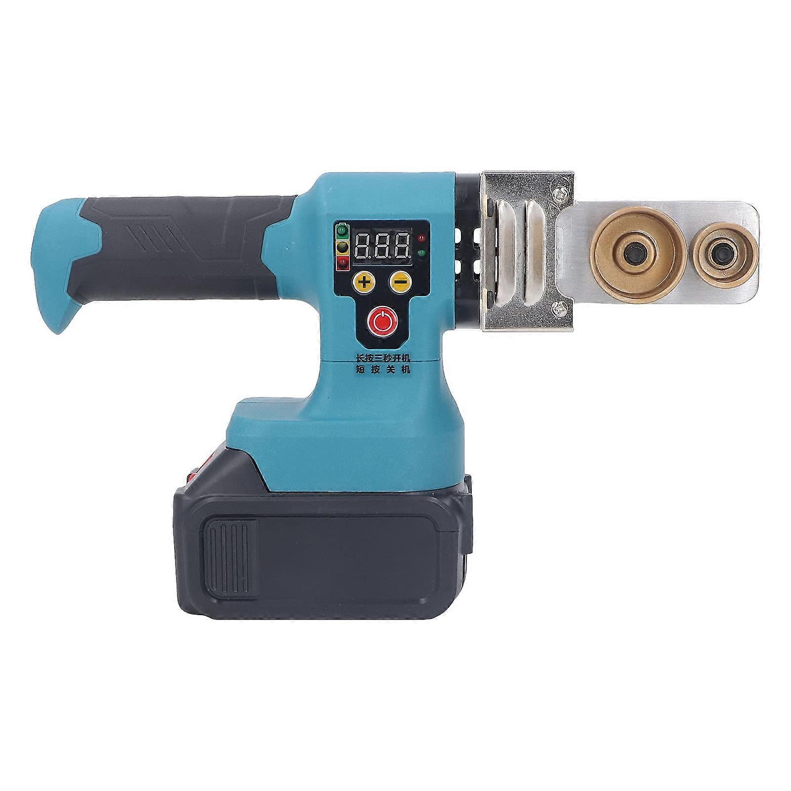 Handheld PPR Pipe Welding Machine with Fast Heating and Precision Temperature Control, Rechargeable Plastic Pipe Welder Kit
