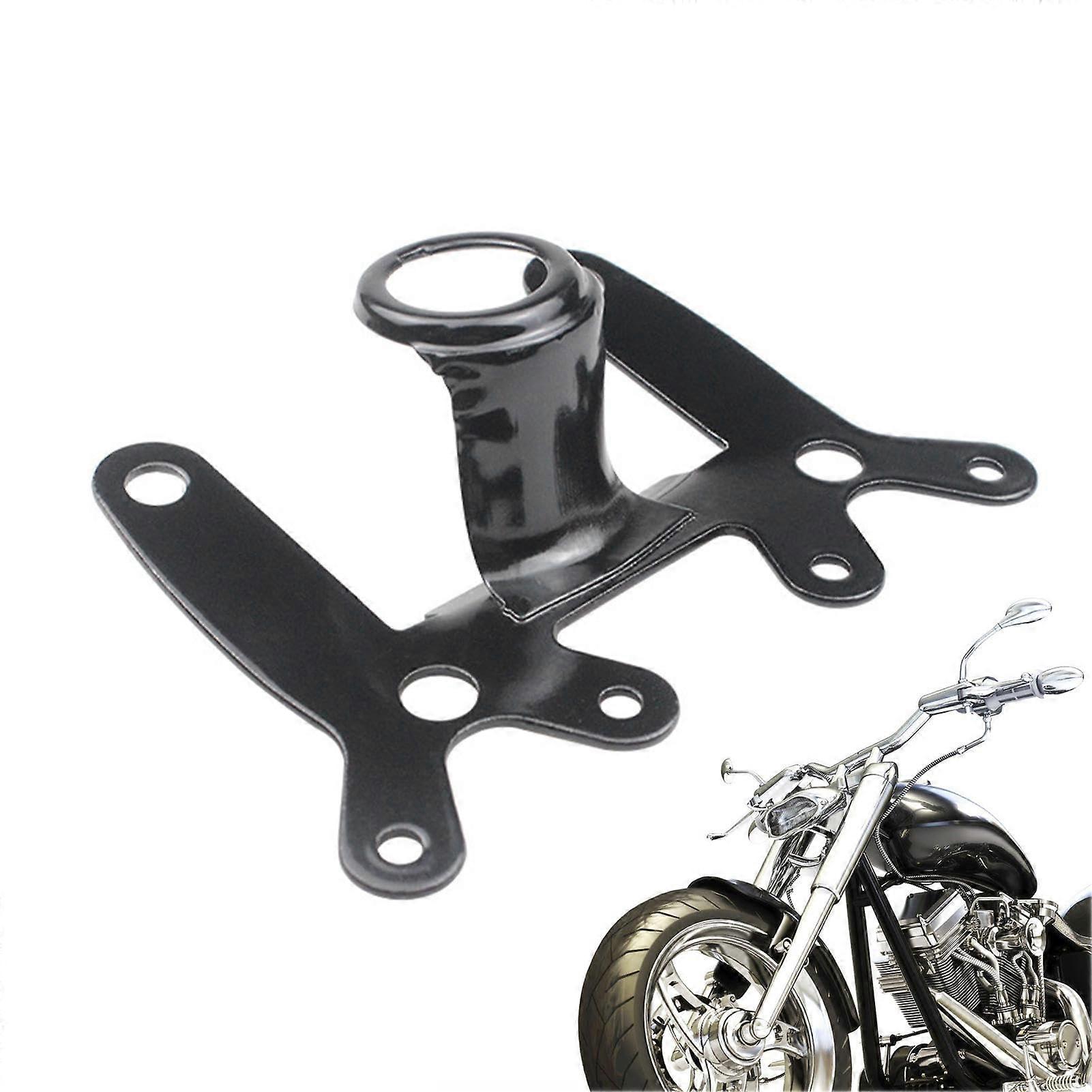 Motorcycle Speedometer Mount Heavy Duty Dual Gauge Bracket RustProof Metal Easy Install