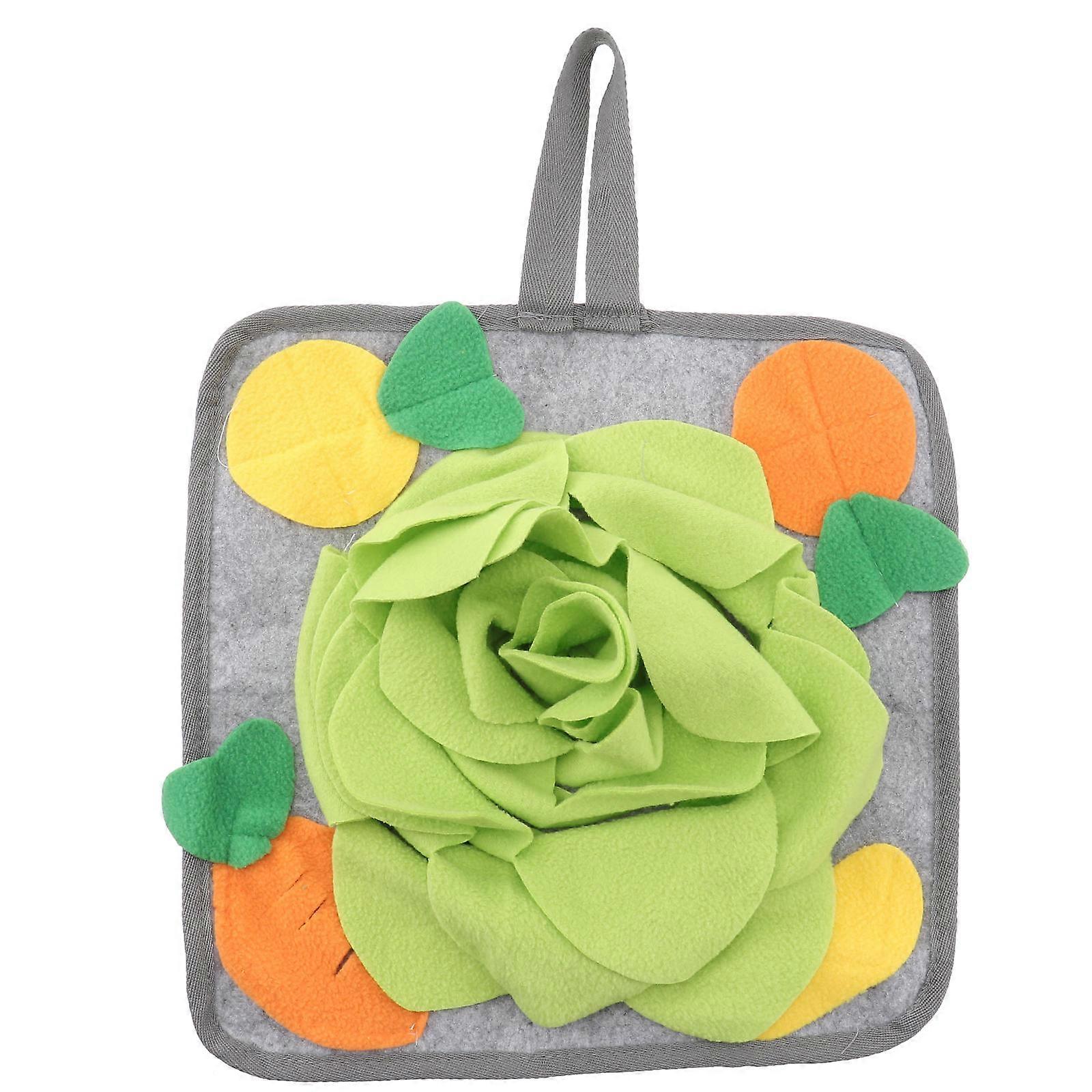 Rabbit Foraging Mat for Pet Training 1Pcs Funny Nose Work Feeding Mat