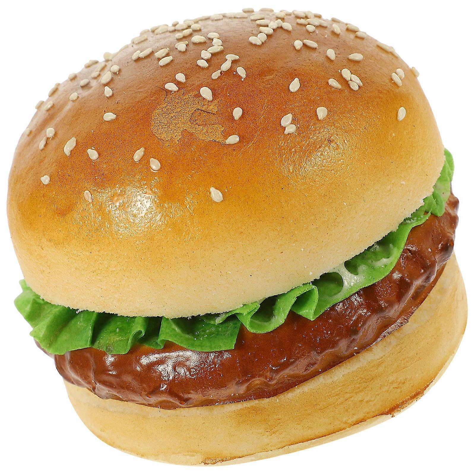 Artificial Burger Prop Burger Model Simulation for Training Decoration