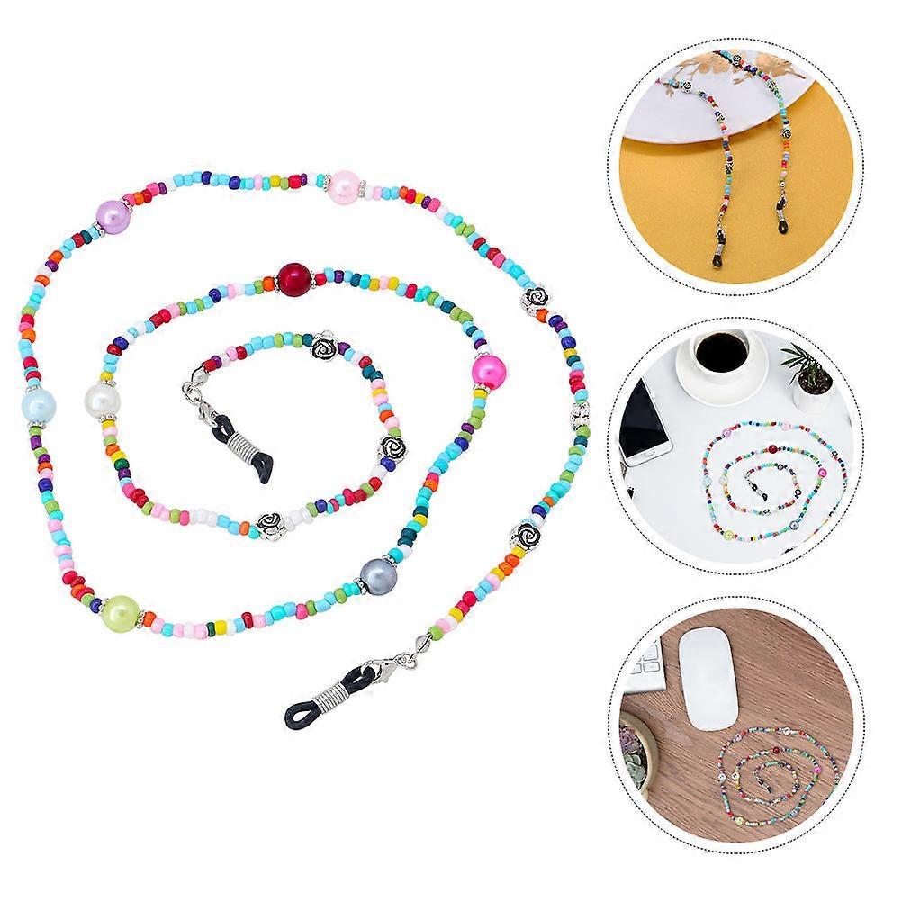 Multi Color Anti Lost Eyeglass Lanyard Durable and Safe for Hanging Use Lightweight Portable Glasses Straps 1 Pack