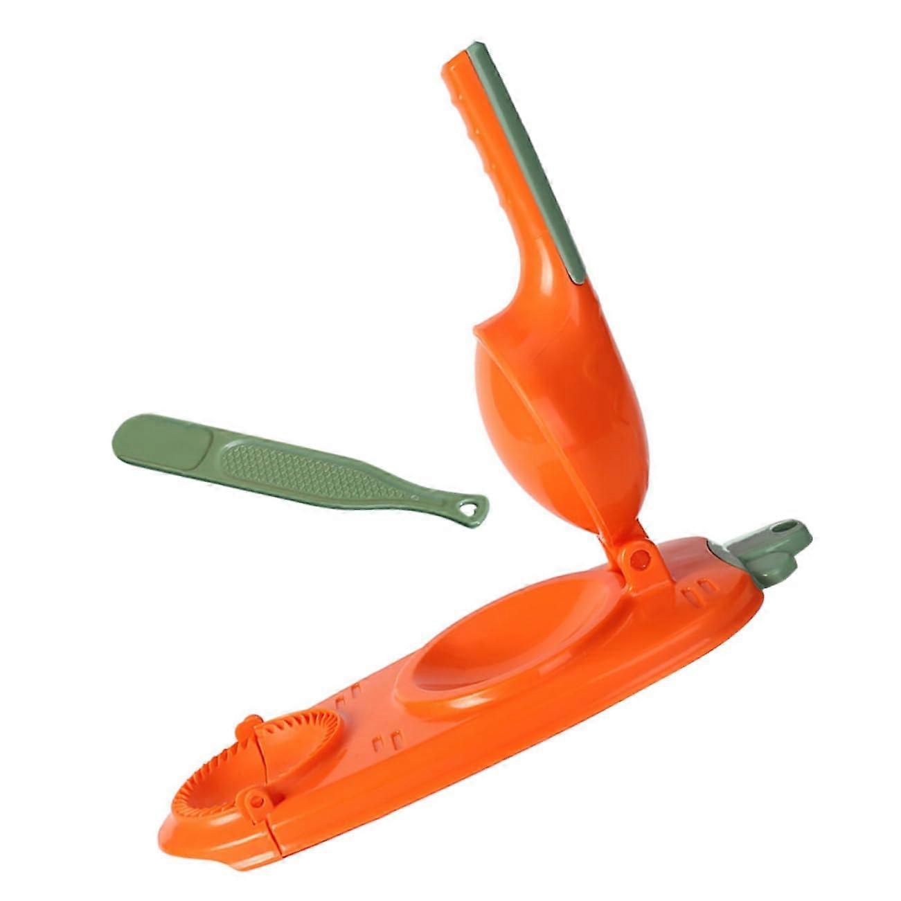 Dumpling Maker DualEnd Manual Dumpling Press with Comfortable Grip Handle for Easy Sealing