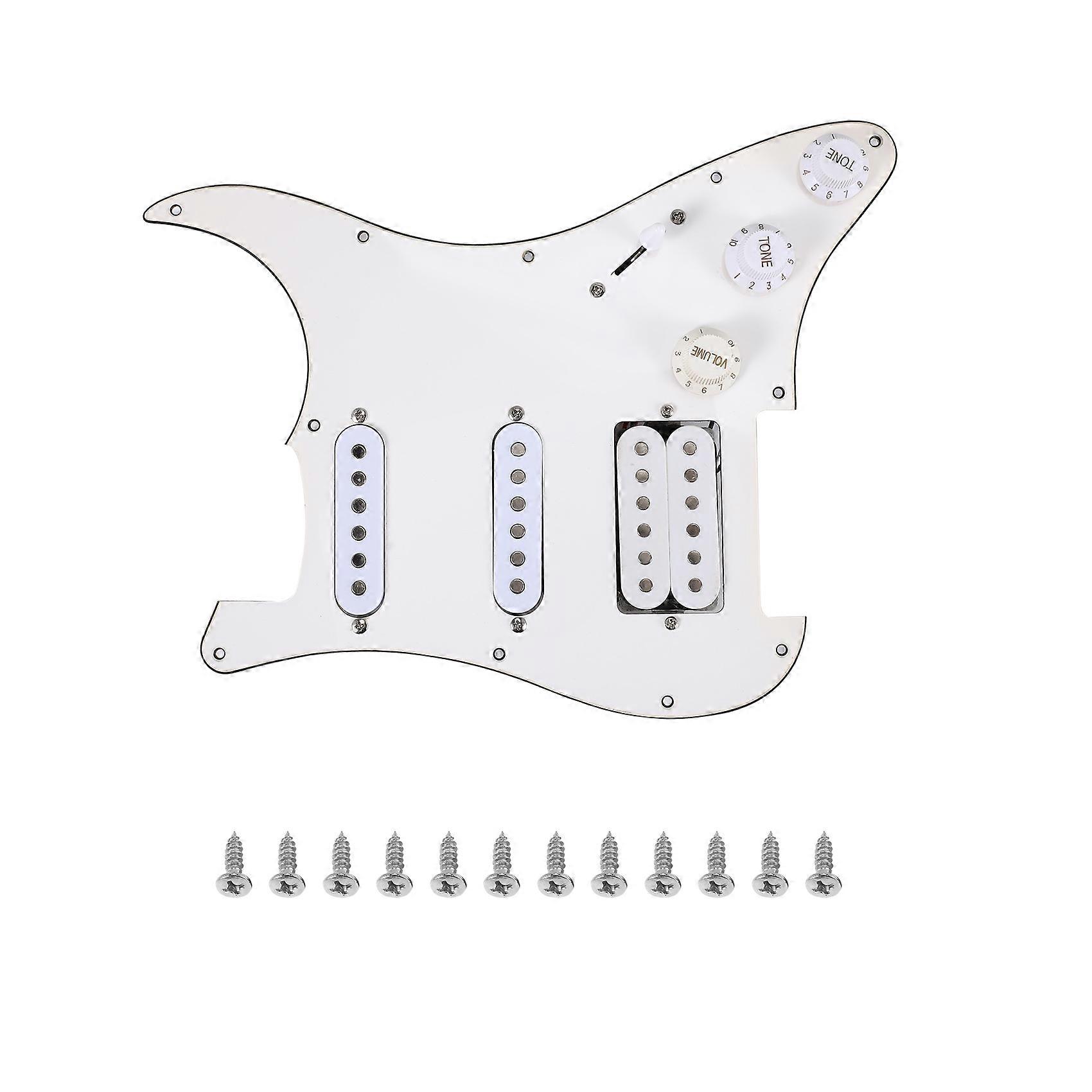 Electric Guitar Pickguard Pickups Loaded Prewired Scratchplate