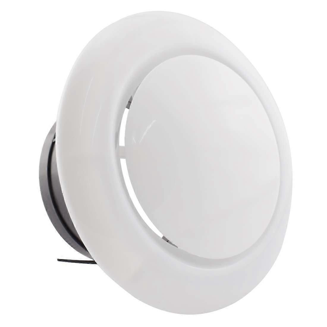 4 Inch Adjustable Soffit Vent Cover ABS Round Ceiling Air Vent Diffuser for Bathroom Kitchen