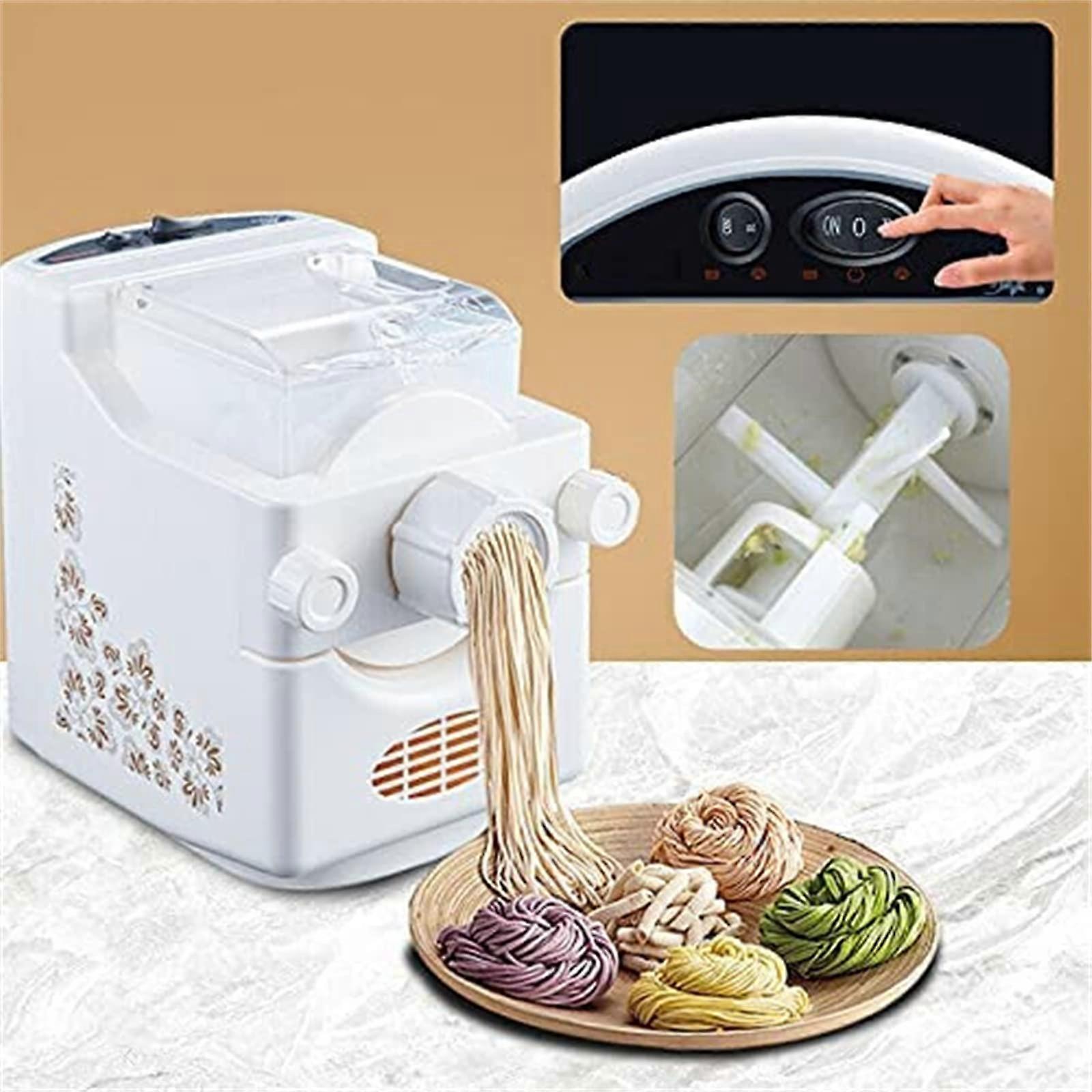 Electric Pasta Maker with 9 Noodle Shape Options, Automatic Dough Kneading for Homemade Pasta