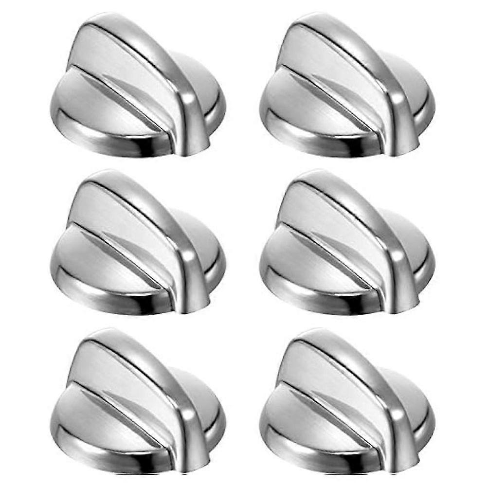 6Pcs WB03T10284 Oven Knobs Replacements,Stove Knobs for GE Surface Burner Control Assembly-Replaces AP4346312 PS2321076