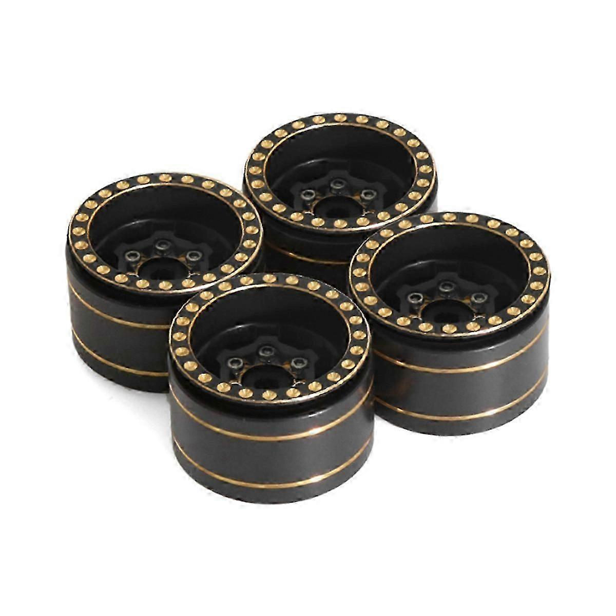 4pcs 1.0 Plus Brass Beadlock Wheel Rims Wheels