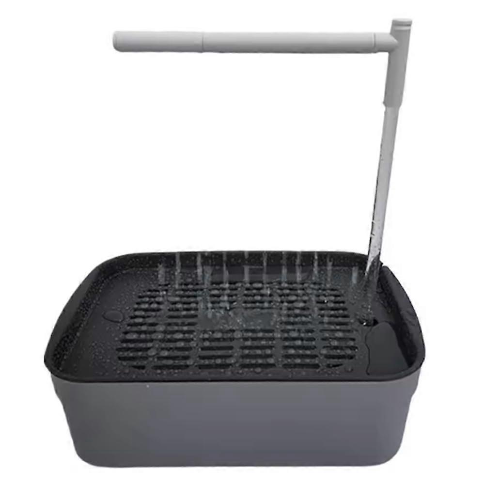 Automatic Bird Bath USB Powered Parrot Shower Fountain with Easy Clean Quiet Spa Tub