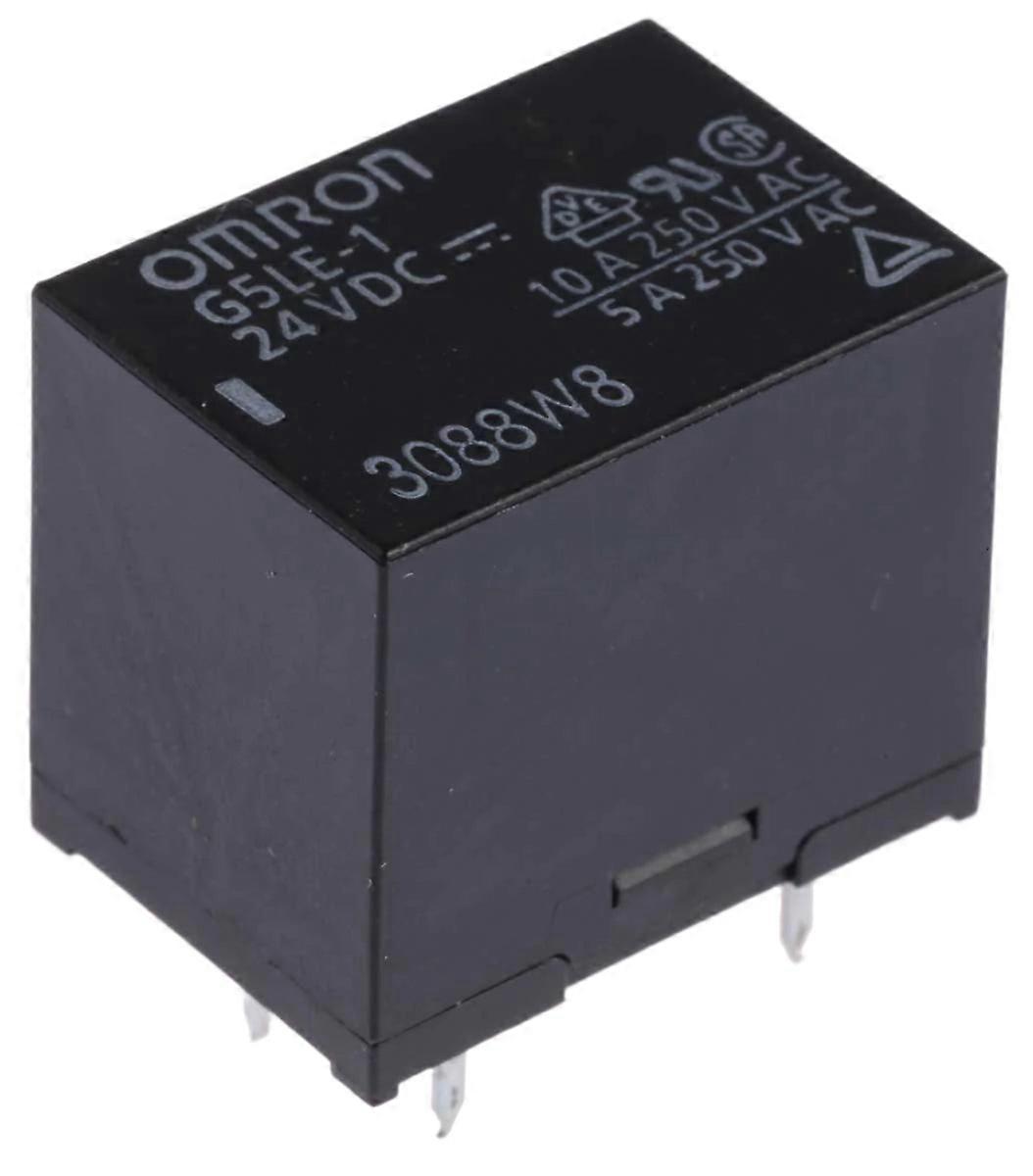 Omron Relay Spdt 24v Dc 10a Pcb Mount G5le-1 24dc