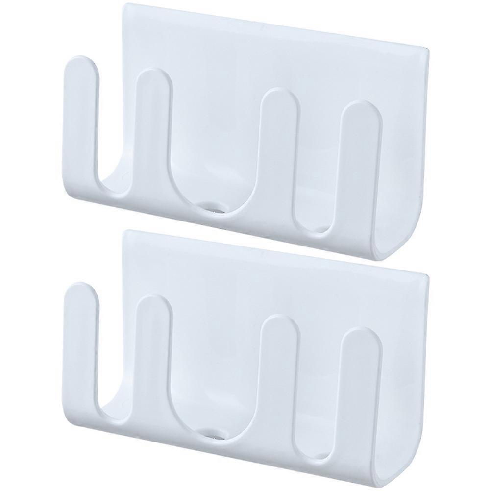 Bathroom Soap Rack Plastic Holder for Soap Dish Function 2Pcs Set