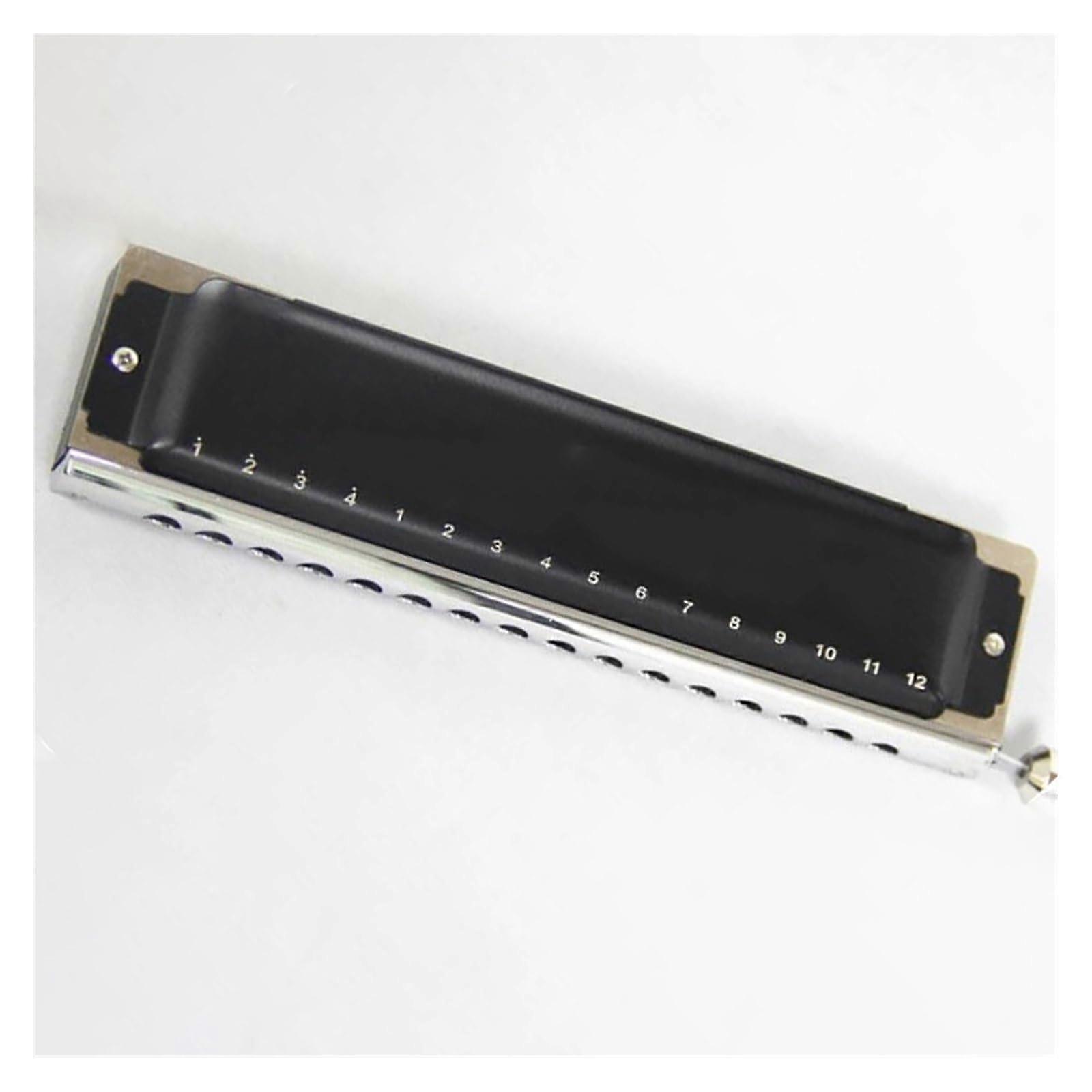 DABAUR 16 Hole Chromatic Harmonica in C Key with Full Chromatic Range and Clear Stable Tones