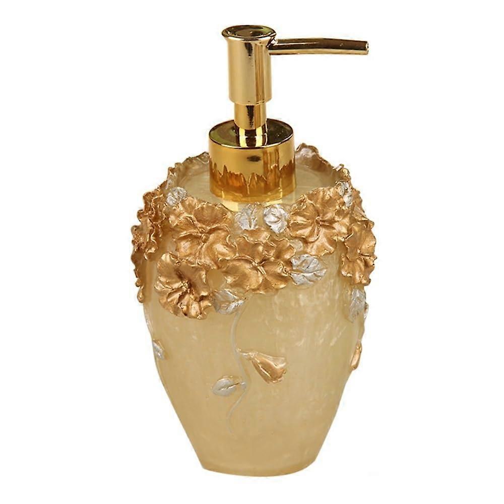 Yellow Foaming Soap Dispenser Bottle with OneHand Pushdown Design for Kitchen and Bathroom