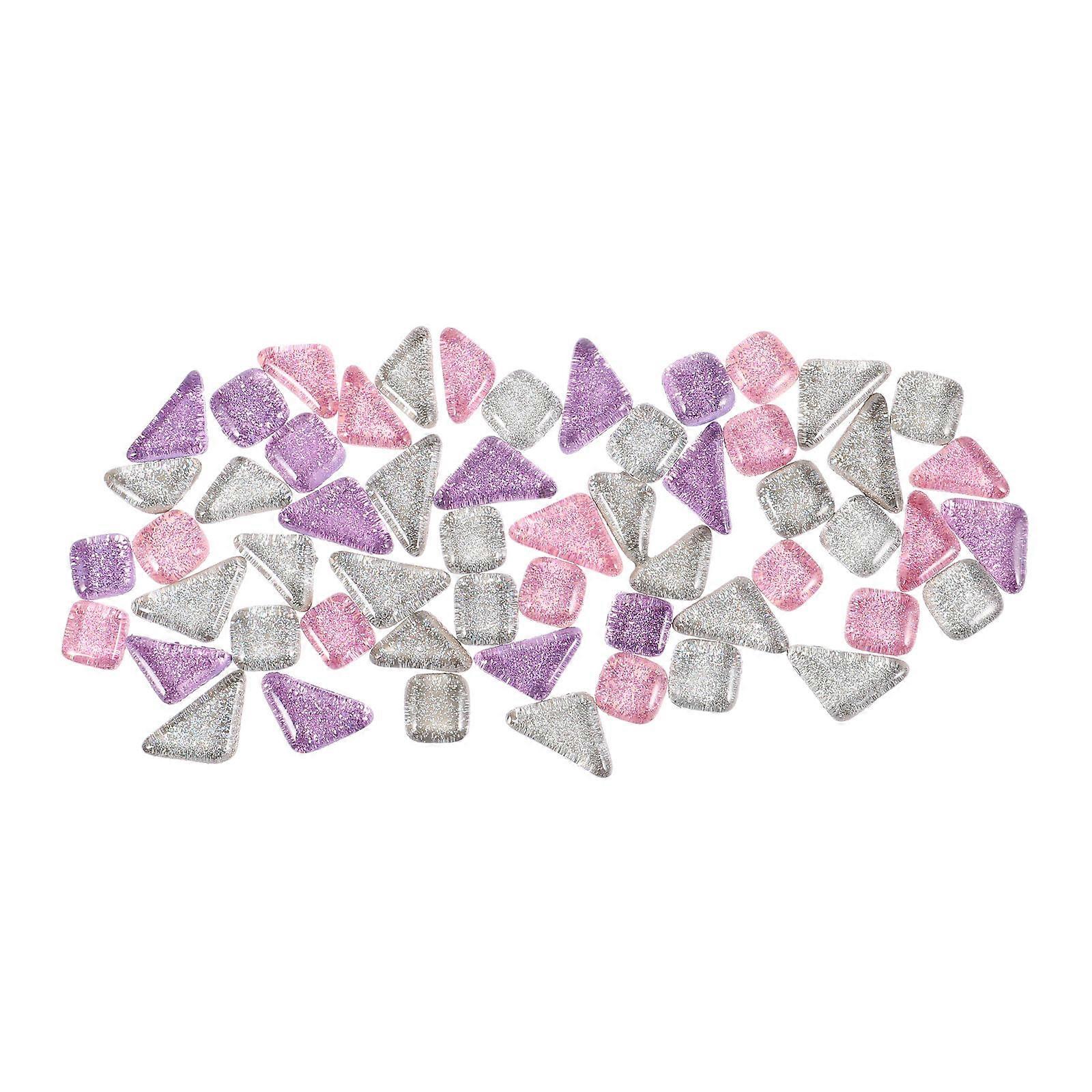 Crystal Tiles Assorted Colors Mosaic Tiles for Decor 1Pack Irregular Shape