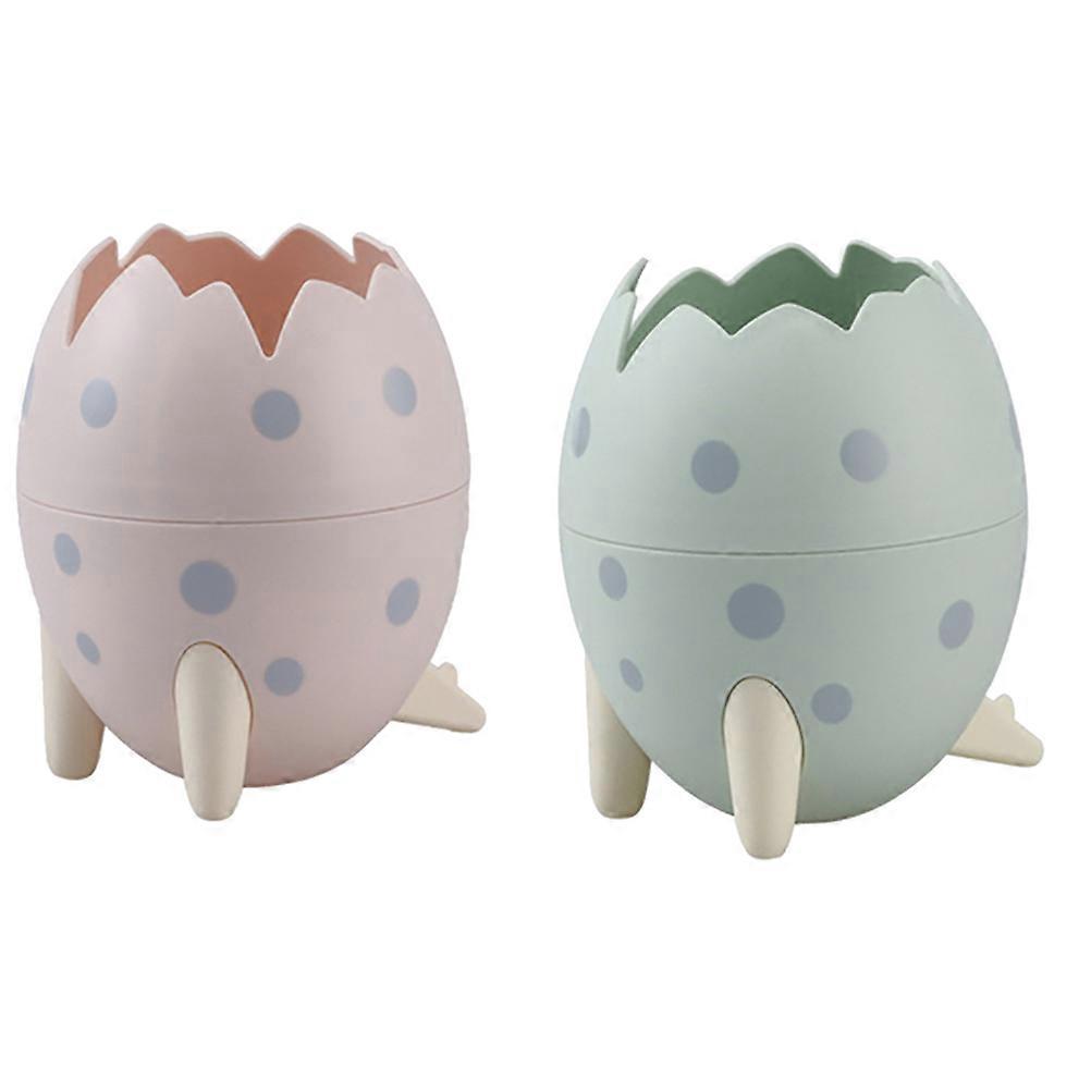 Dinosaur Egg Pen Holder Desktop Storage Holder for Organizing 2Pcs Assorted Color