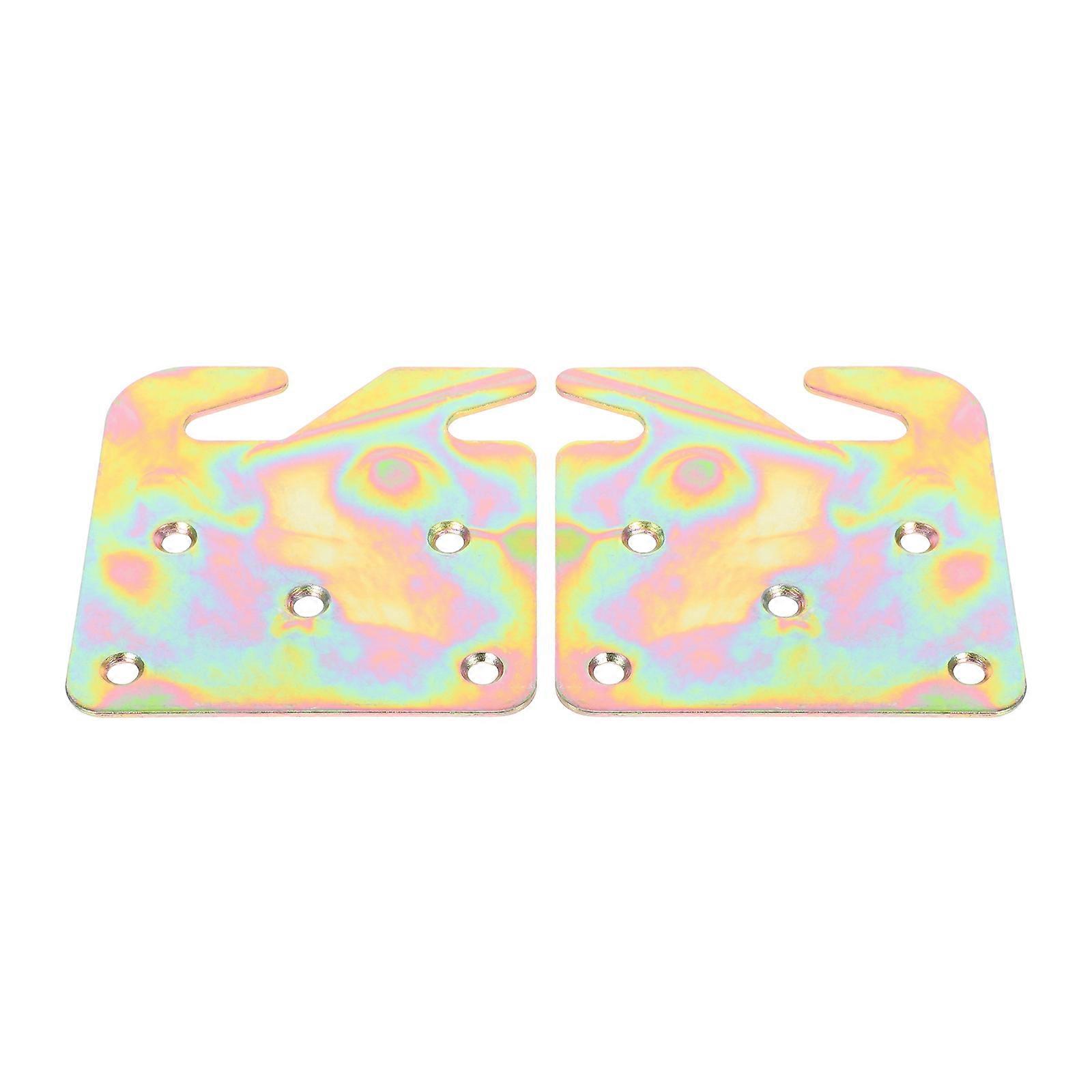 Bed Hardware Hinge Bracket for Wood Bed 4Pcs Thickened Connectors