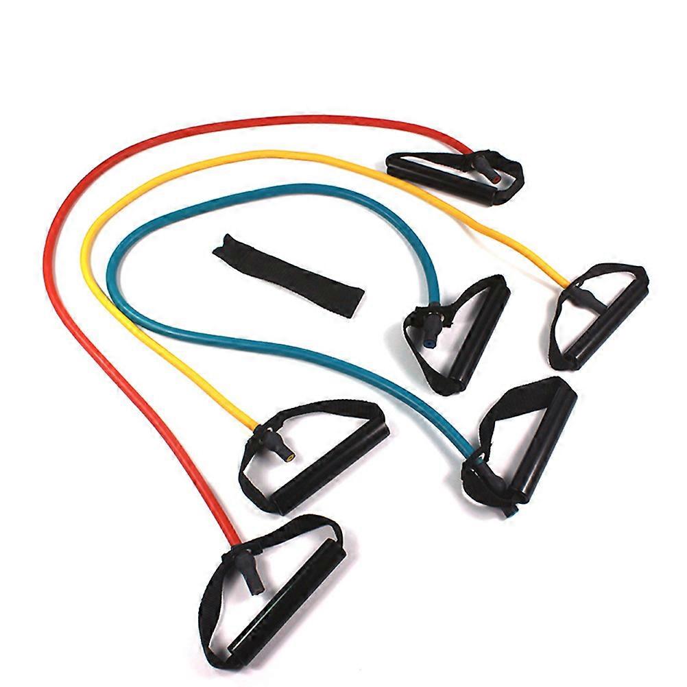 Rode elastische weerstandsband voor buitentraining