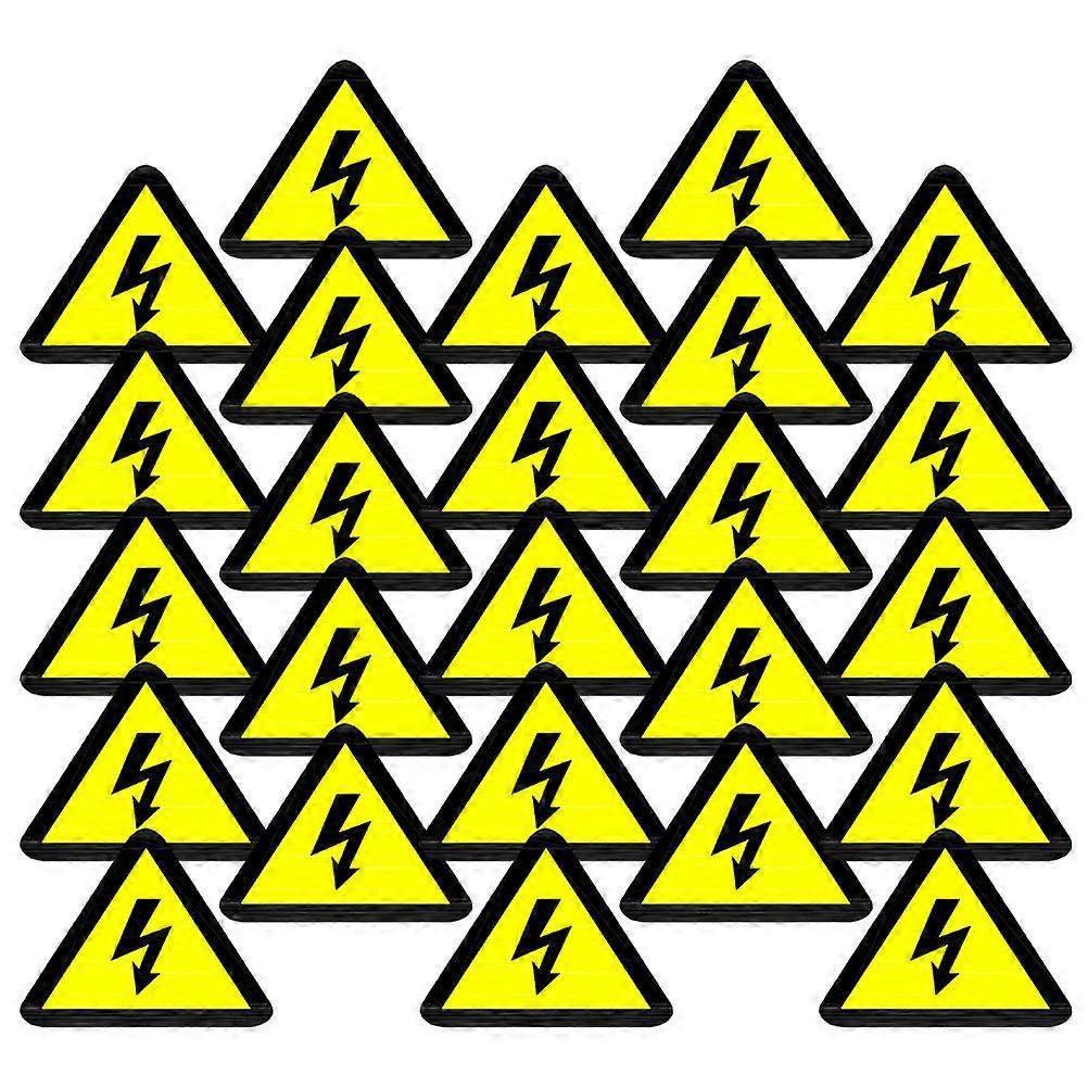 Electrical Warning Stickers High Voltage Label for Safety 25Pcs Pack