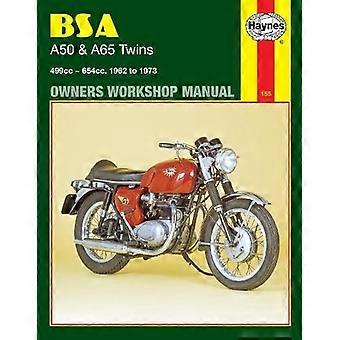 B. S. A. A50 og A65 serien eierens Workshop manuell (motorsykkel manualer)