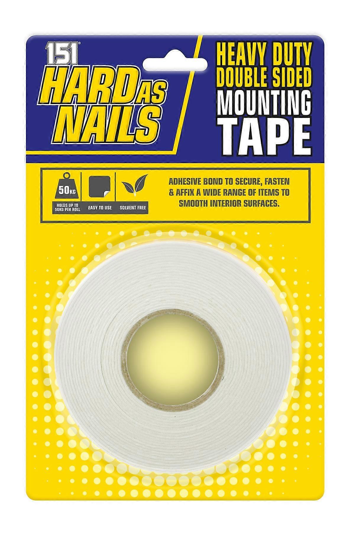 151 Hard as Nails Heavy Duty Double Sided Mounting Tape