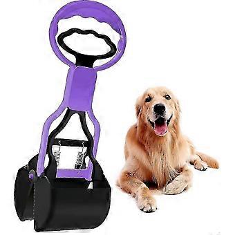 Heavy Duty Long Handle Dog Poop Scooper for Grass & Gravel