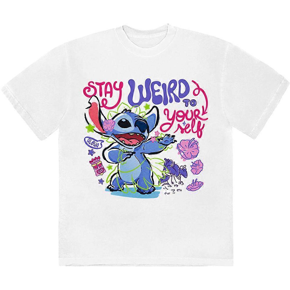 릴로와 스티치 Stay Weird To Yourself 티셔츠