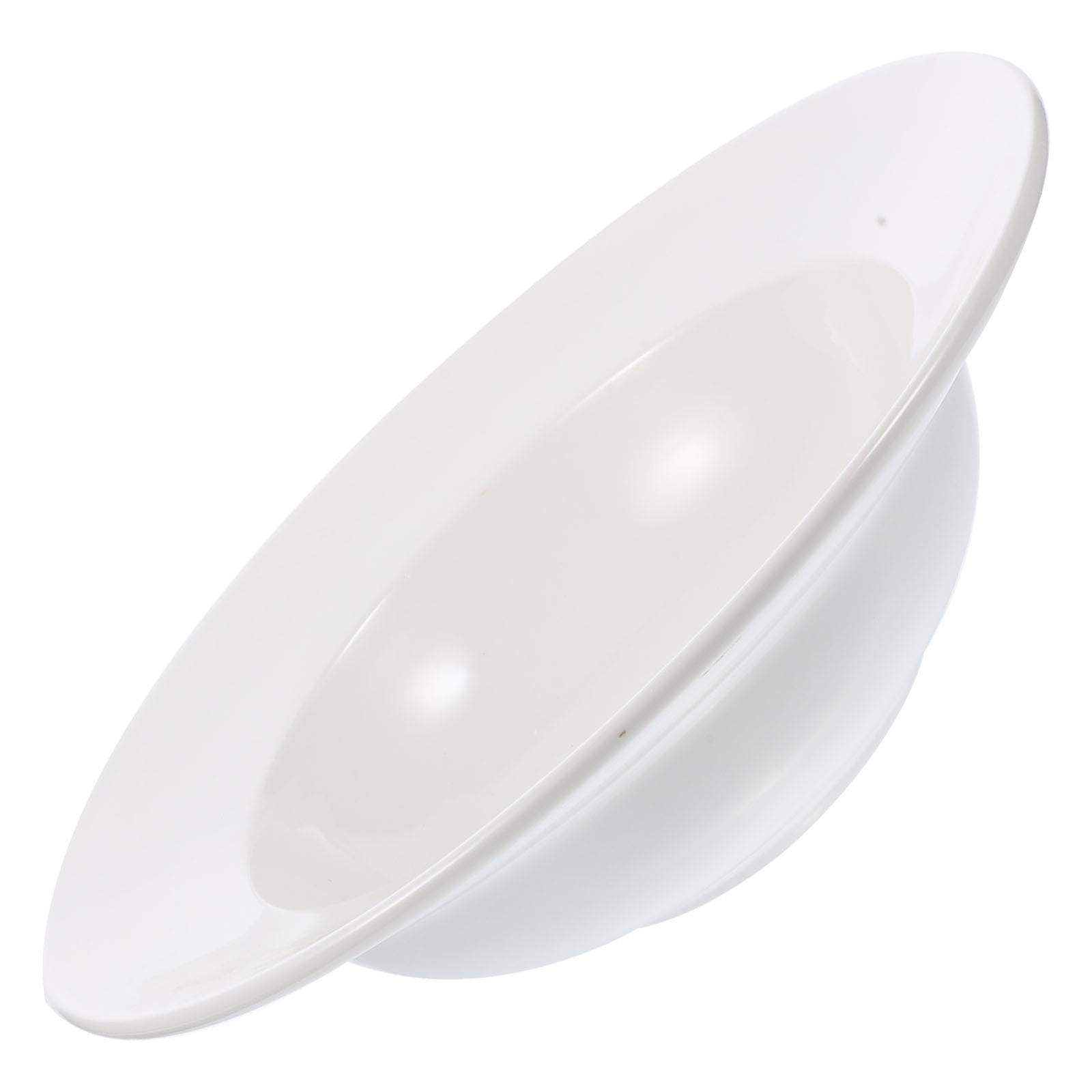 Ceramic Pasta Plate Multi Function Plate for Steak 2Pcs White Set