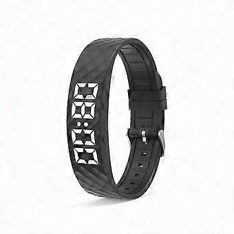 Vibrationswecker-Uhr für Tiefschläfer, lautloses Weckarmband für Damen und Herren, verstellbar