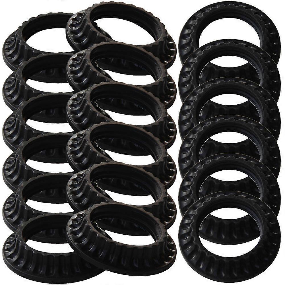 Lamp Shade Ring E26 Light Socket Retainer Ring for Lamp Use 50Pcs Black Nylon
