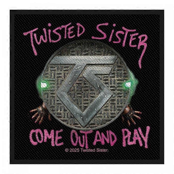Twisted Sister Come Out And Play Woven Standard Patch