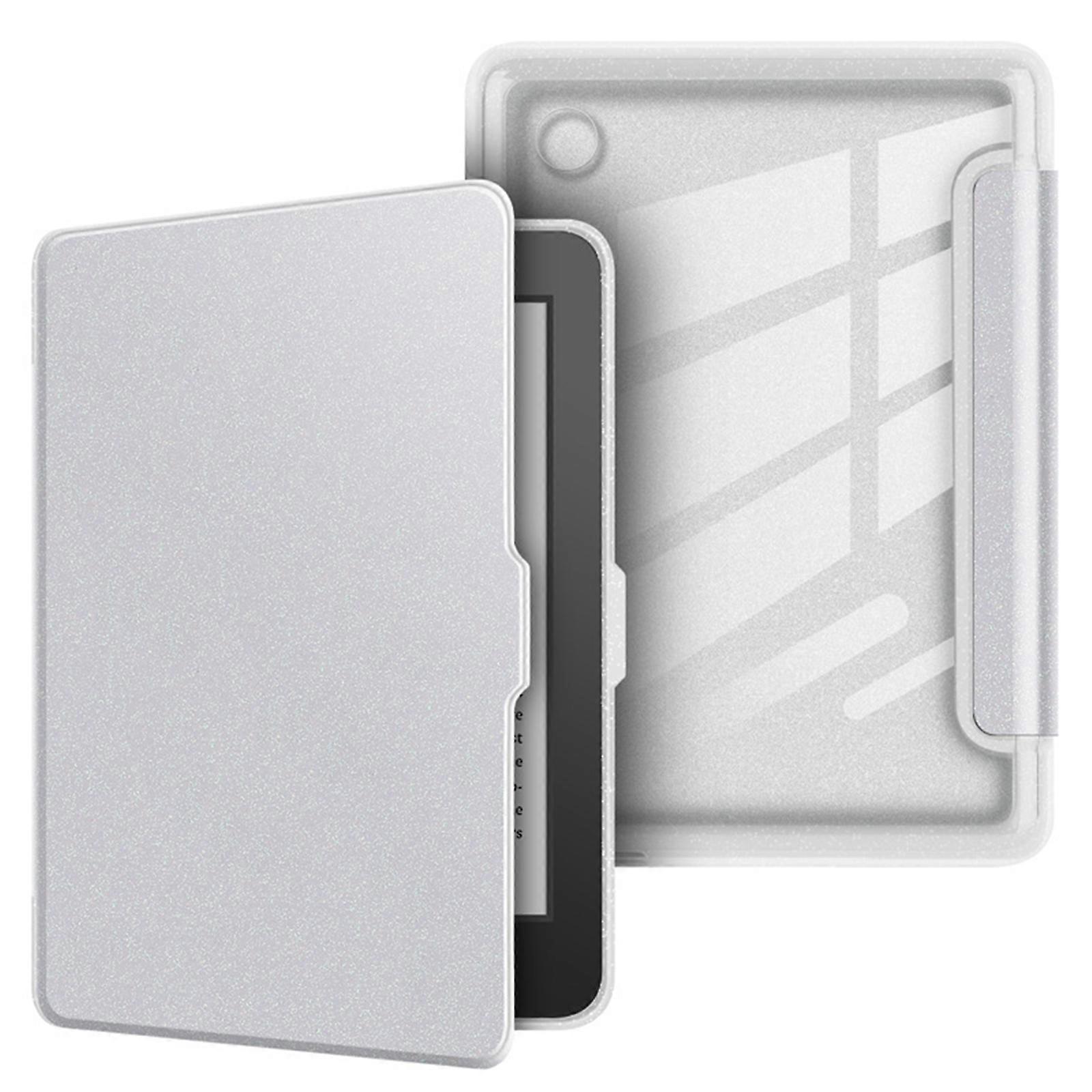 Color Acrylic Case With Glittering Frame Shockproof Cover For Clara 2 E 6Inch E Reader TPU Protective Shell  White