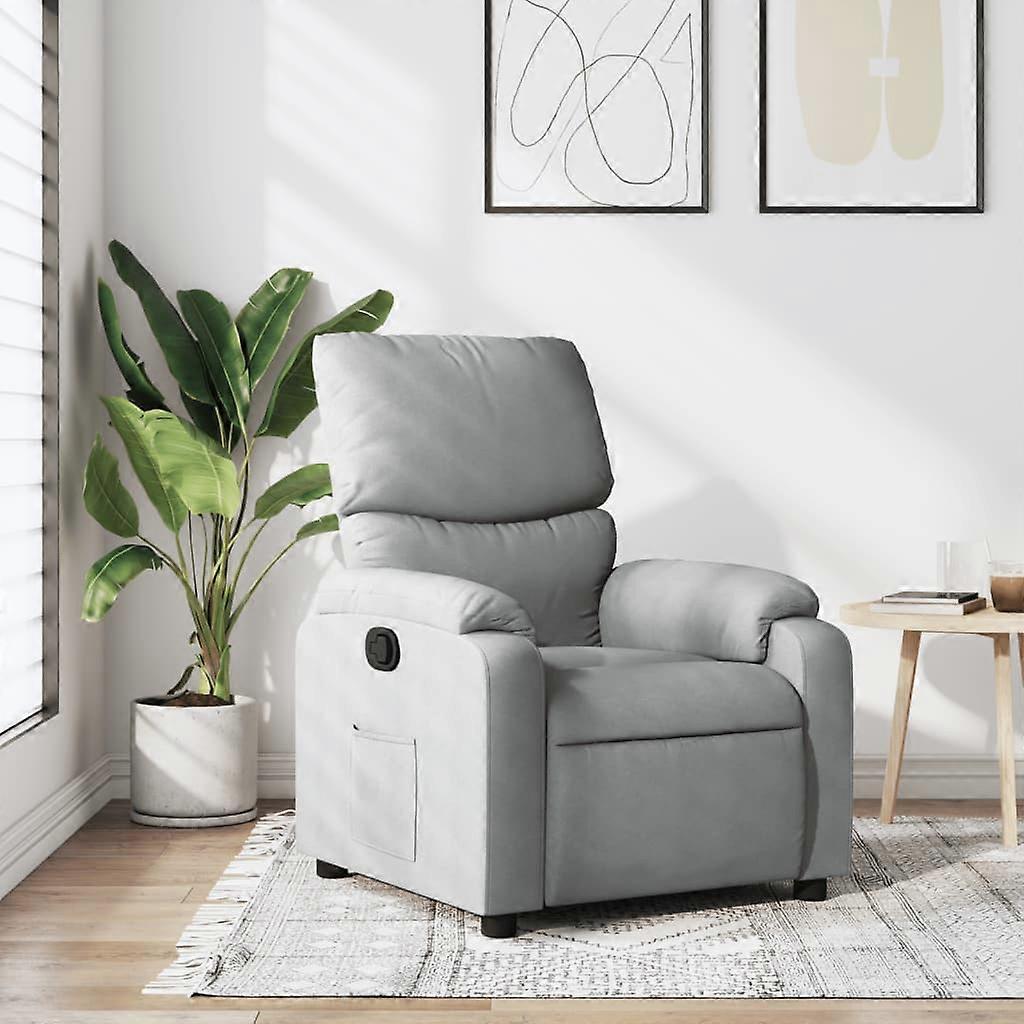 Relaxsessel Hellgrau Stoff, SKU: 373410