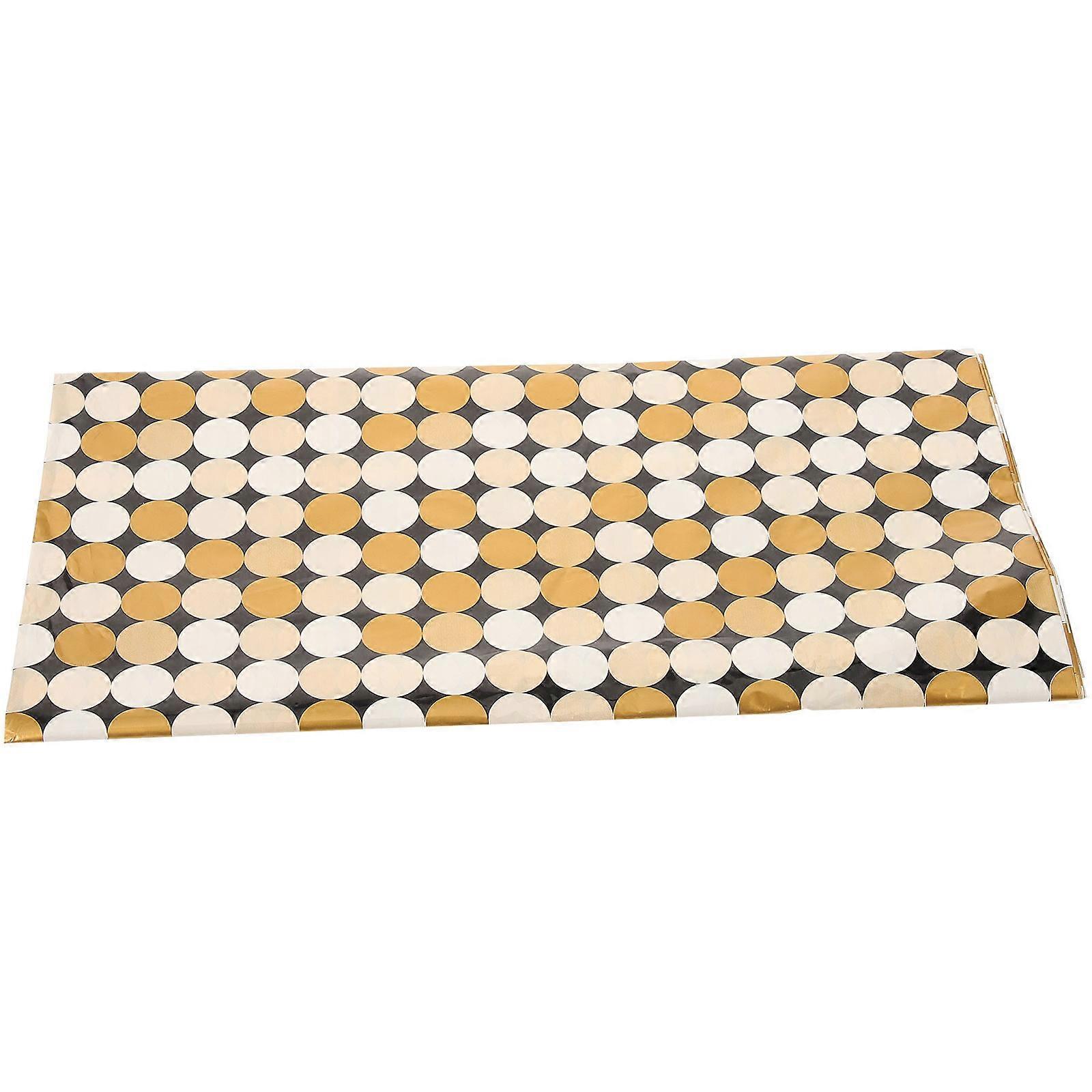 Disco Tablecloth Rectangle Tablecloth for Party Decoration 3Pcs