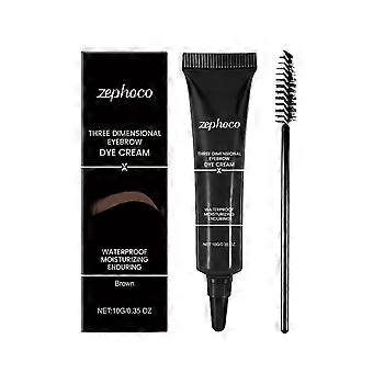 Die Zephoco Brown Three-Dimensional Eyebrow Cream eignet sich für die tägliche Korrektur und sorgt für eine natürliche, dreidimensionale Augenbrauenform und eine gleichmäßige Farbe.