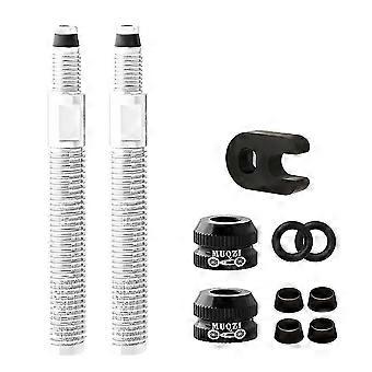 Muqzi 2pack cykel Presta ventilförlängare 50 mm Clincher däckventil 4