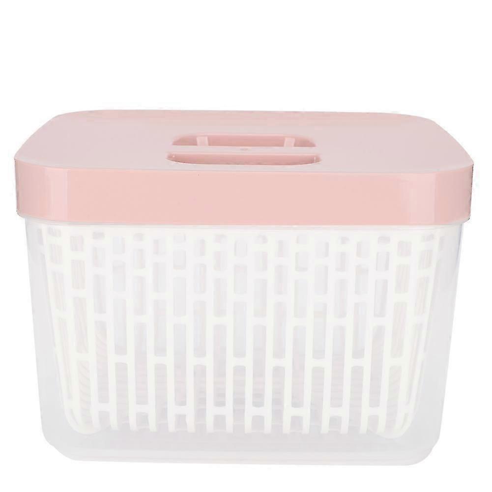 Portable Double Layer Filter Fruit Vegetable Washing Basket Strainer Kitchen Accessory
