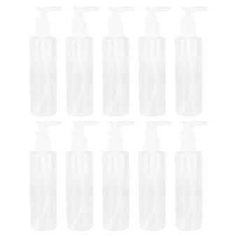 10pcs 200ml Detergente Olio Pompa Bottiglie Detergente viso Sapone liquido Morsetto vuoto Bottiglia Dispenser