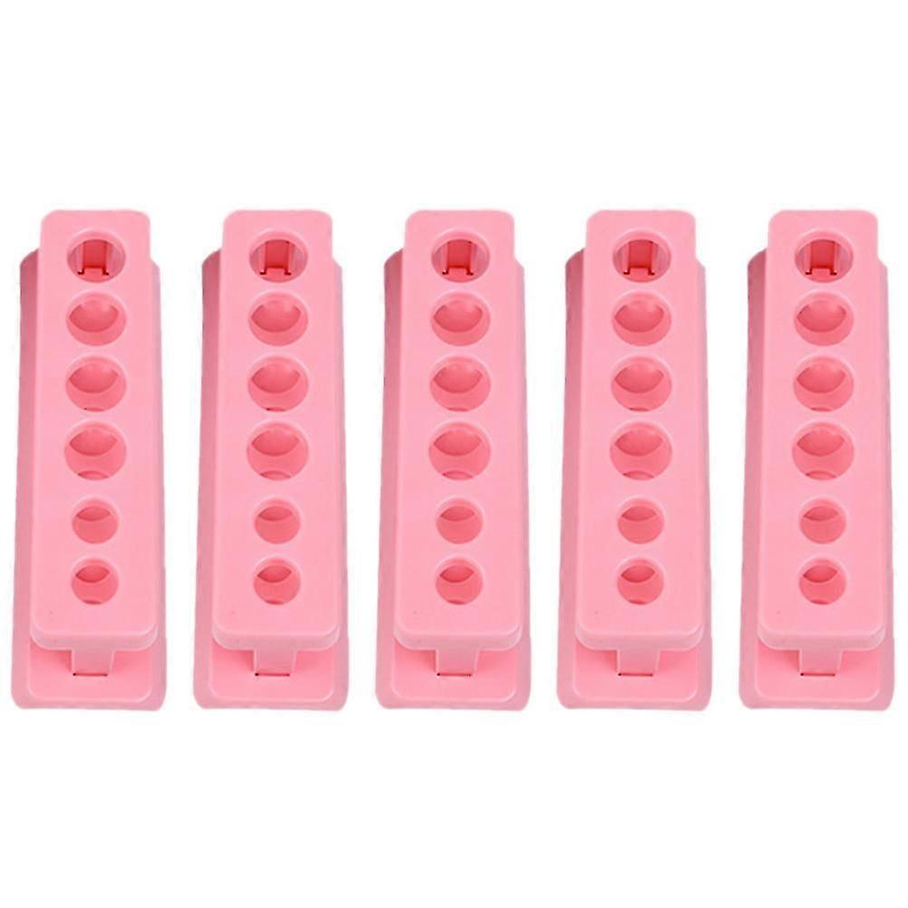 Plastic Test Tube Stand for Educational Use 5Pcs Set
