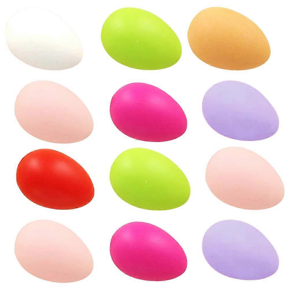 24pcs Easter Eggshell Simulation Novelty Eggshell Creative Toys DIY Ornaments