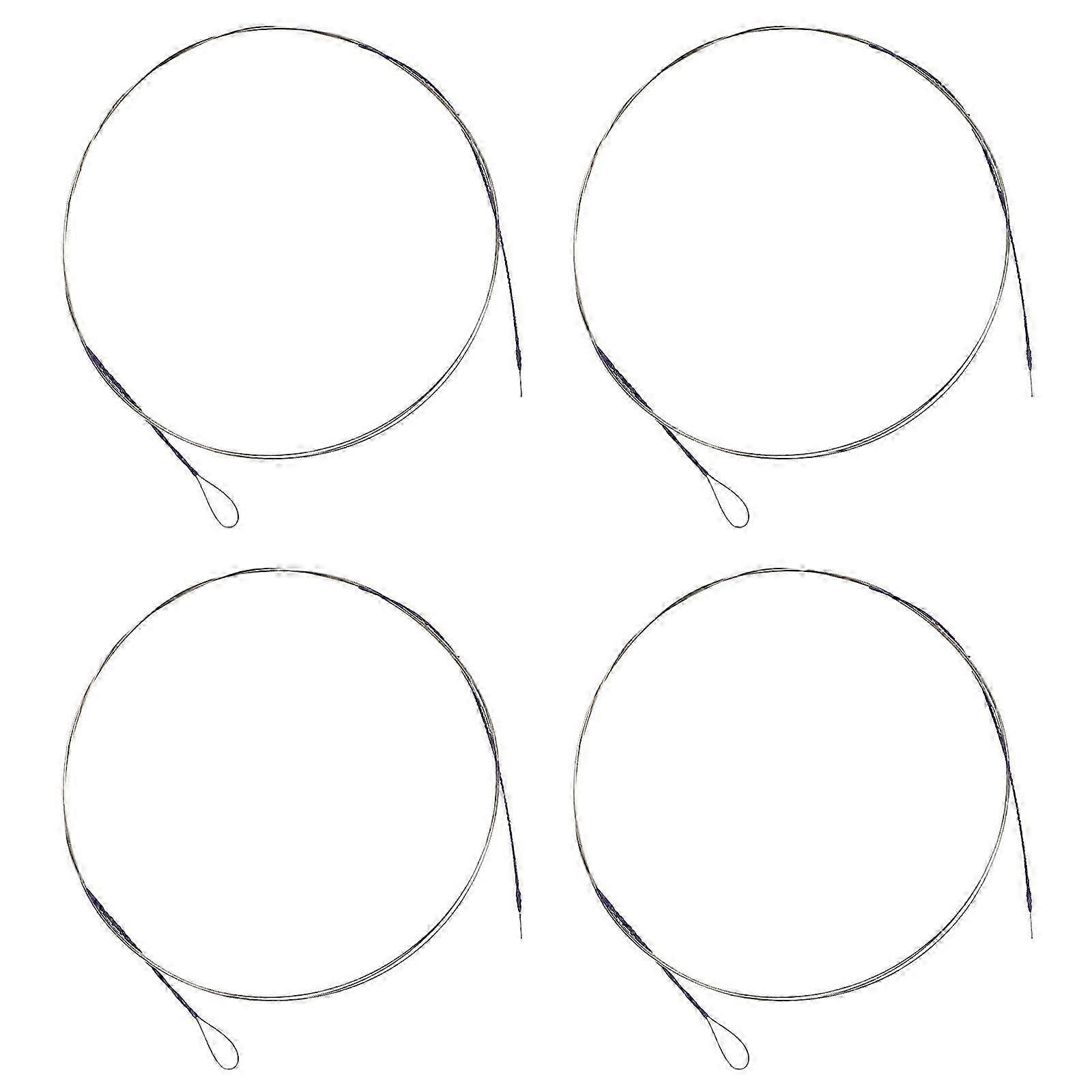 4pcs Professional Erhu Strings Music Wire Sturdy Strings Erhu Strings (Assorted Color)