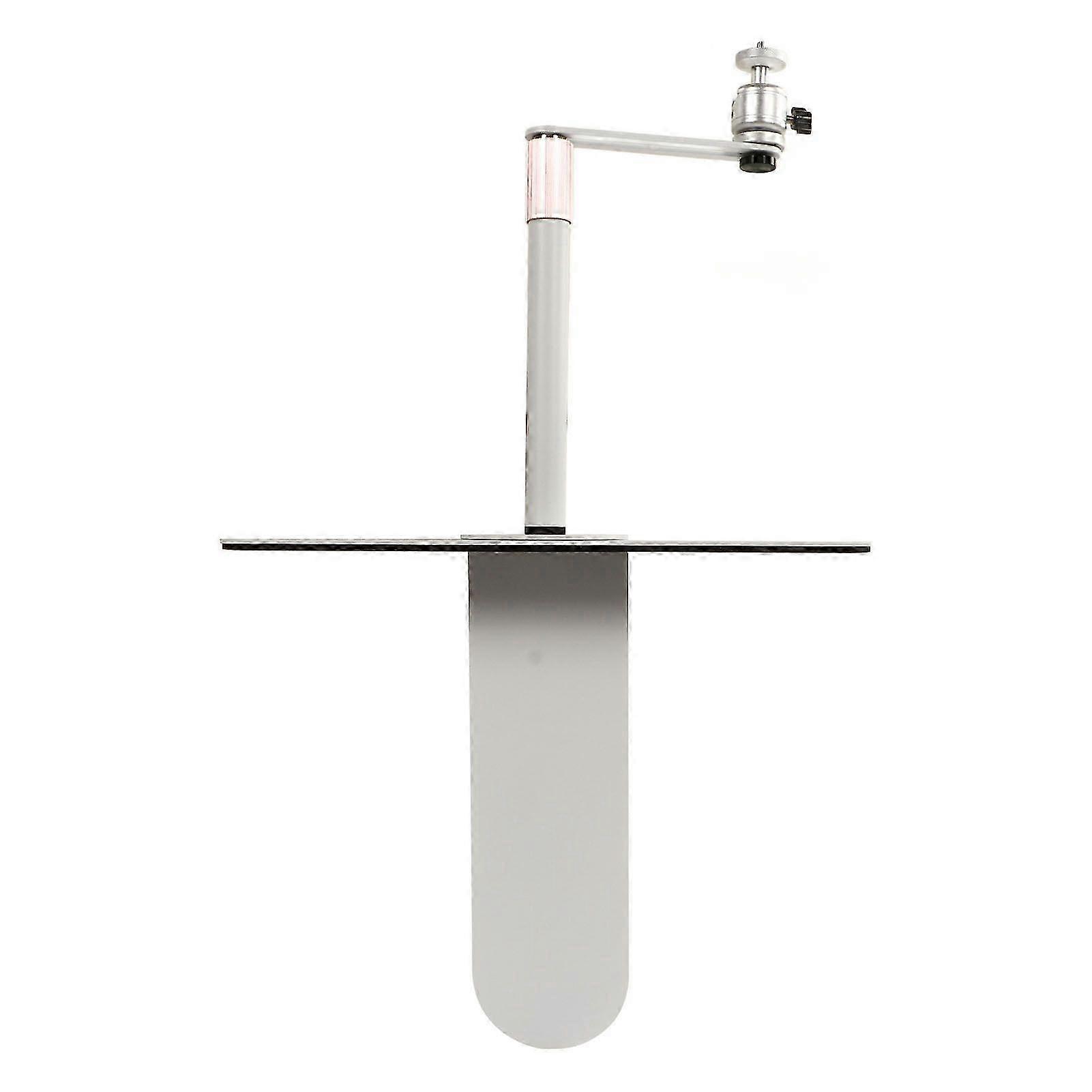 Projector Stand 2440CM Adjustable Angle Projector Mount Holder 1/4in Thread for Sofa Bedside White