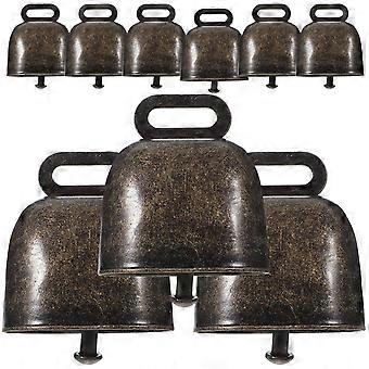 Pet Bells Christmas Bell Ornaments for Decor 12Pcs Iron Hanging Bells