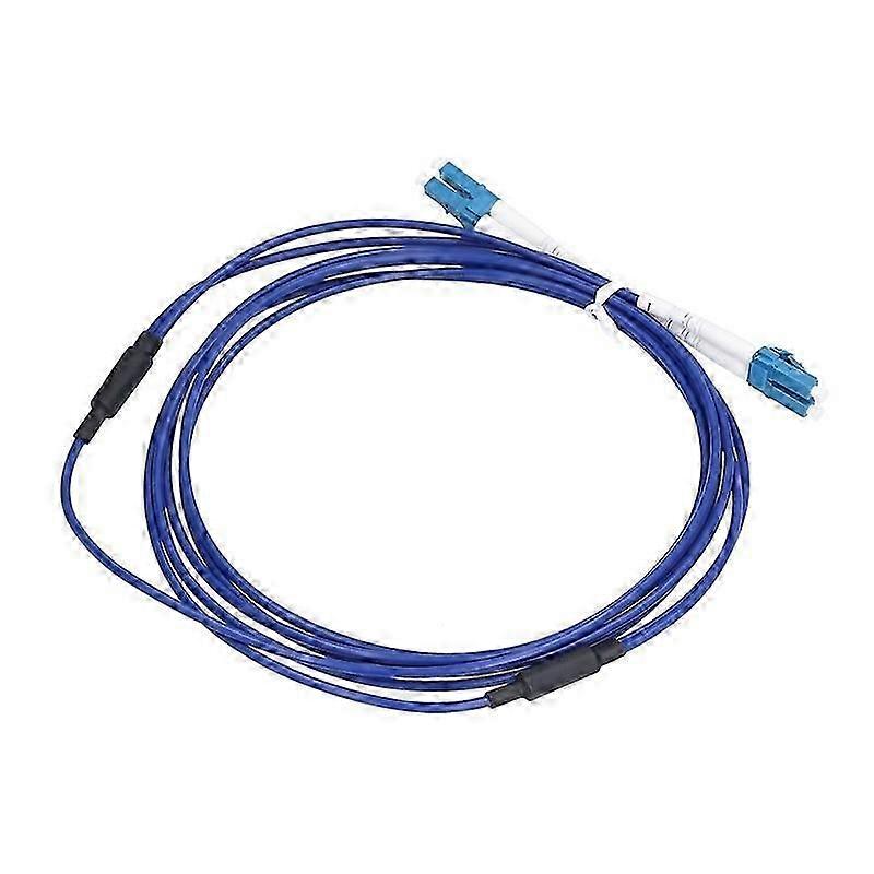 Single Mode 2 Core Optical Fiber Jumper LC UPC Armored Patch Cord Cable