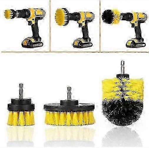 3 piece screwdriver cleaning brush set compatible with bathroom
