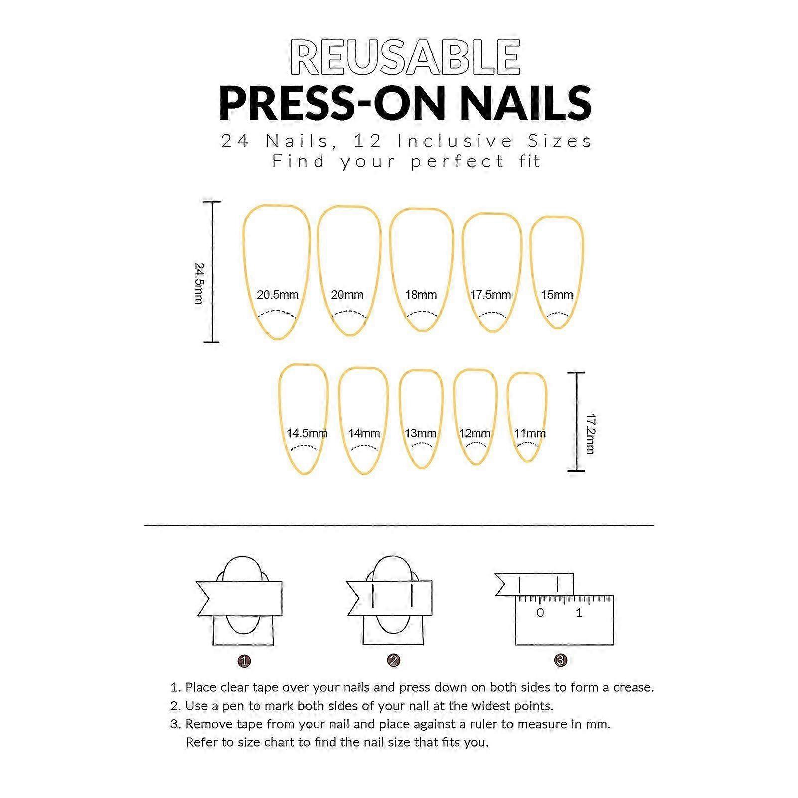 Resin Gradient Nails Ultra-flexible