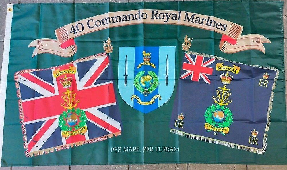 Royal Marines 40 Commando-flagg Zy0857