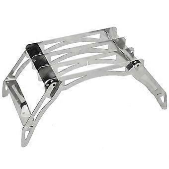 DTCY Outdoor Card Type Barbecue Stand Camping Cookware Holder Portable Picnic Folding Rack