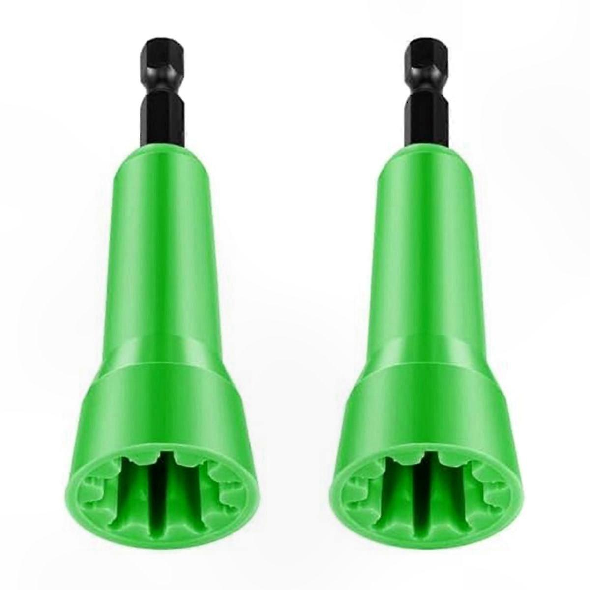 2-Pack Wire Twisting Tool Drill Attachment for Stripping and Connecting Wires with Socket Spinner Functionality