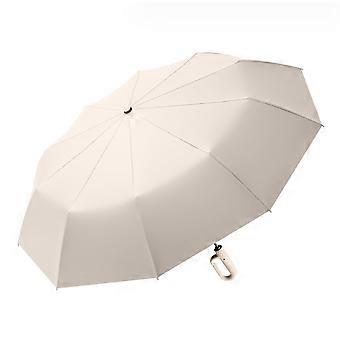 Automatic Umbrella Auto Open Close Wind Resistant Frame Quickdry Fabric Compact Travel for Rain and Sun