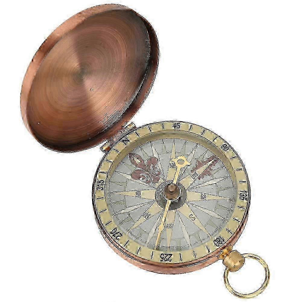 Vintage Copper Pocket Compass